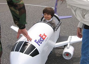 Colin in FedEx Plane