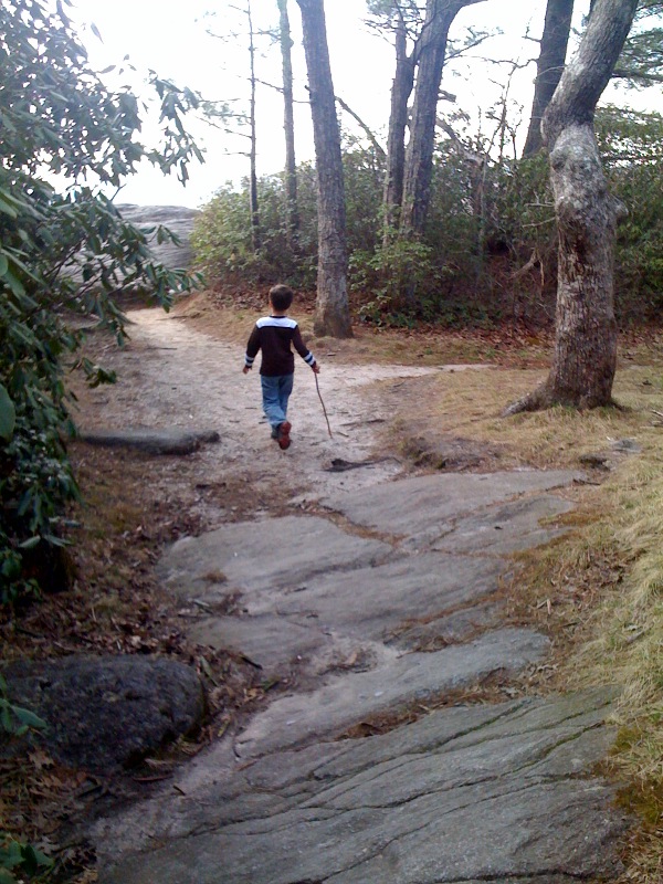 Colin on Trail